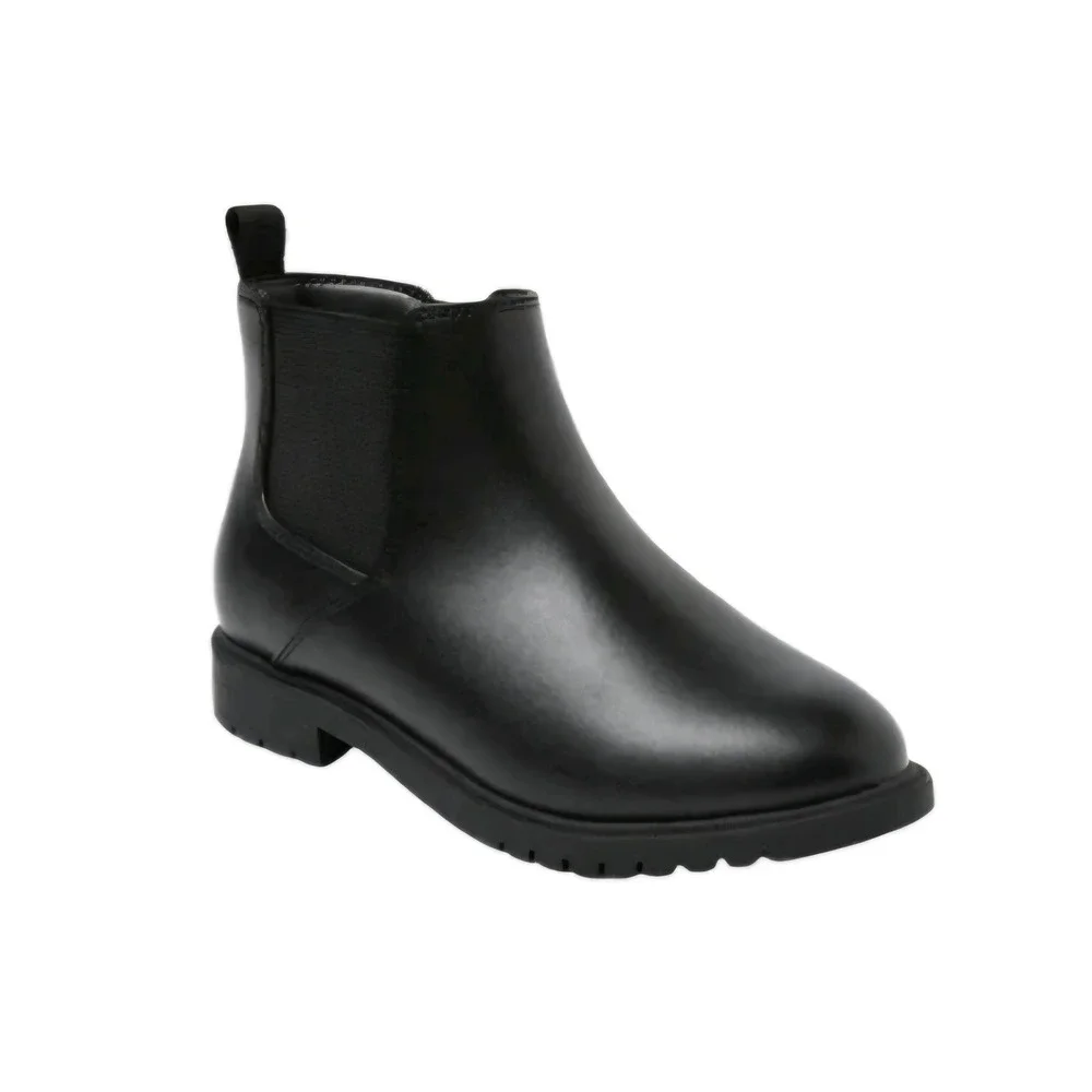 Cat & Jack Tanner Toddler Black Chelsea Boots Zip Up Ankle Boots Size 7